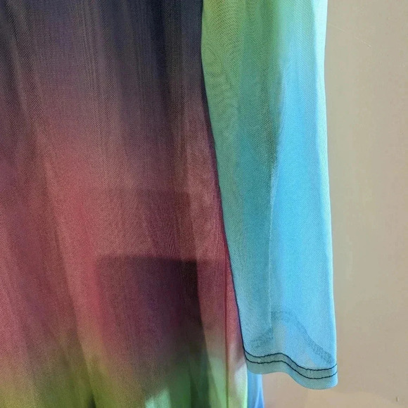 NWT Rebdolls mesh bodycon maxi dress 3X - Picture 6 of 7